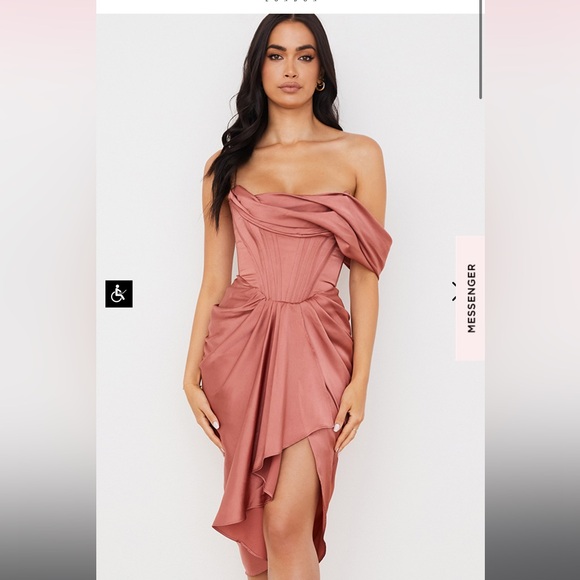 House of CB Dresses & Skirts - HOUSE OF CB Janis Draped Midi Dress